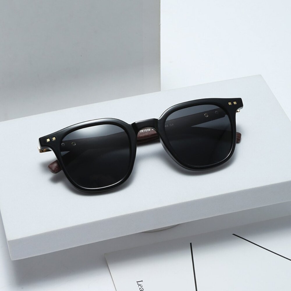 Vintage Wood Grain Holiday Beach Sunglasses